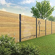 Velufence Schuttingdeel grenen 180x180